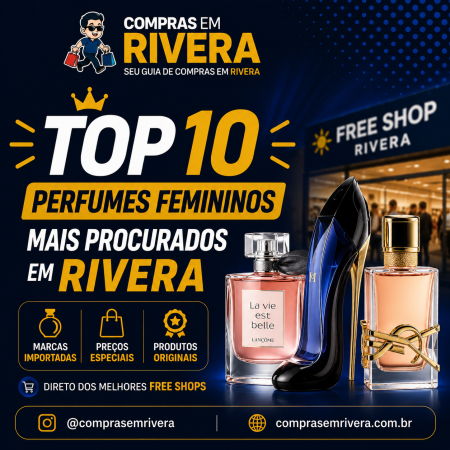 Os 10 perfumes femininos mais procurados em Rivera em 2026